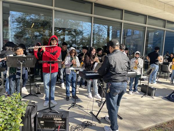 Band at the Hattie Mae White Parent Expo 2