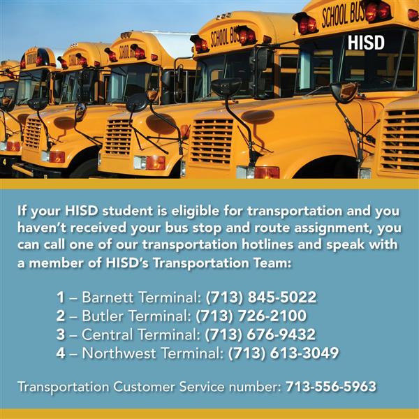 Bus Transportation Update
