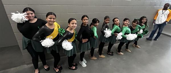 Dance Team Ready To Perform