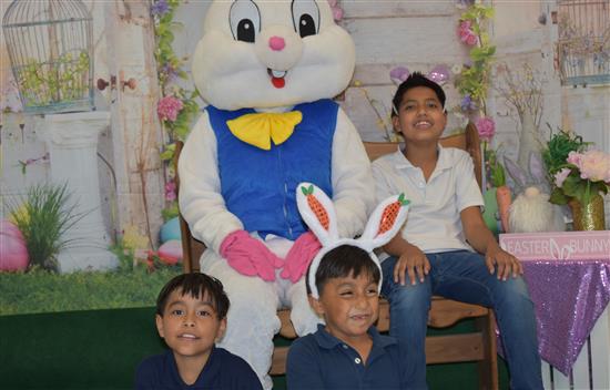 Easter Bunny Visits!